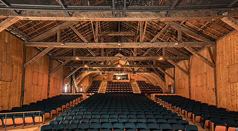 Ted Shawn Theater interior house - Jacob's Pillow
